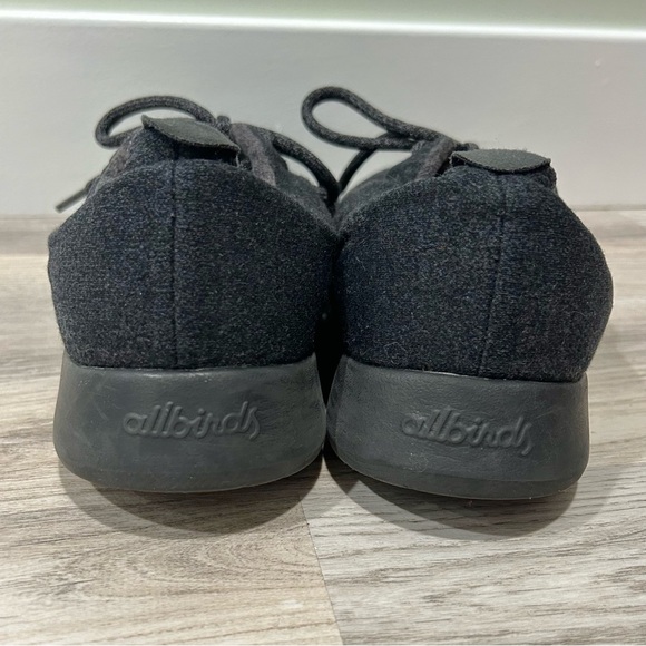 AllBirds Charcoal Wool Runners Machine Washable Men’s Shoes Sneakers Size 10 - Picture 5 of 9
